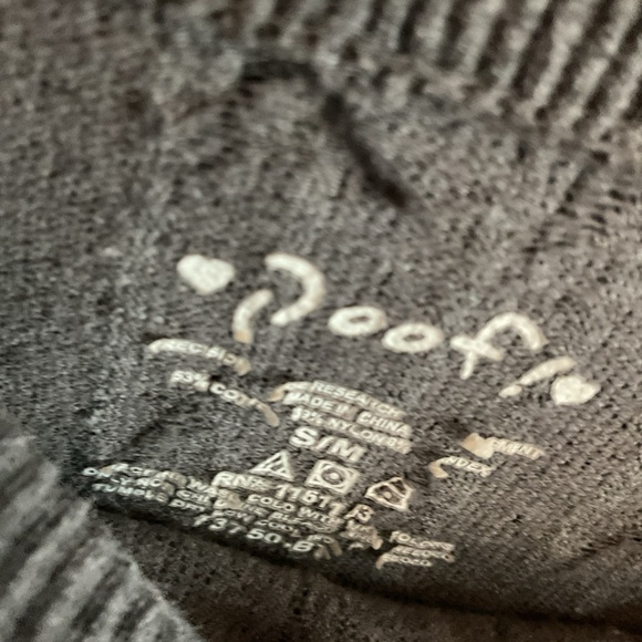 Poof! Ribbed Twist Mid Rise Leggings - Gray - Ladies Size S/M - Picture 3 of 11